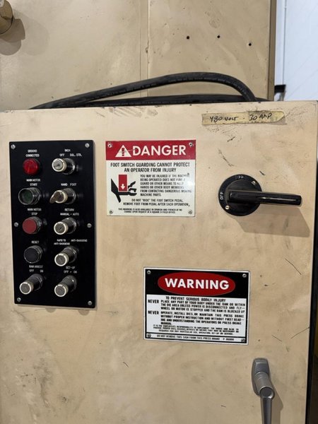 100 Ton x 8′ Niagara HBM-100-6-8 CNC Hydraulic Press Brake – Programmable Backgauge