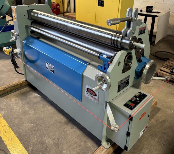 4' x 7/32" WDM Initial Pinch Bending Roll  310-5-48, 5" Diameter Rolls, DRO, New, In Stock