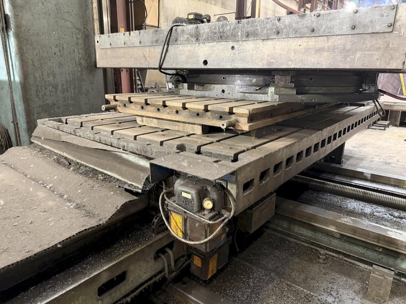 6" GIDDINGS &amp; LEWIS 70-H6-QT TABLE TYPE HORIZONTAL BORING MILL. STOCK #0547926