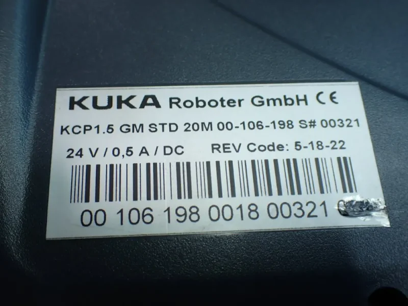 KUKA ROBOTER TEACH PENDANT  -  00-106-198