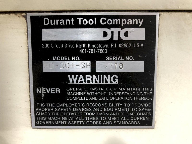 3000 LBS X 18&quot; DURANT MODEL #D-301-SPP MOTORIZED UNCOILER / COIL REEL, NEW 2018 STOCK #3189