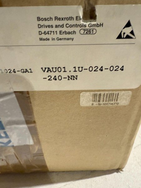 REXROTH VAU01.1U-024-024-240-NN POWER SUPPLY NEW IN BOX