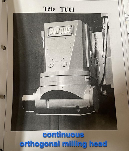 Parpas ML120-1 -8 axes X: 12 000- Y: 3500- Z: 1250 mm CNC