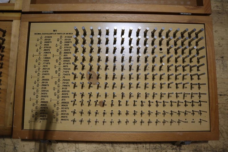 Meyer Pin/Plug Gages: (1) M1 Plus .061-2.50" (1) M1 Minus .061-250"- Auction Item