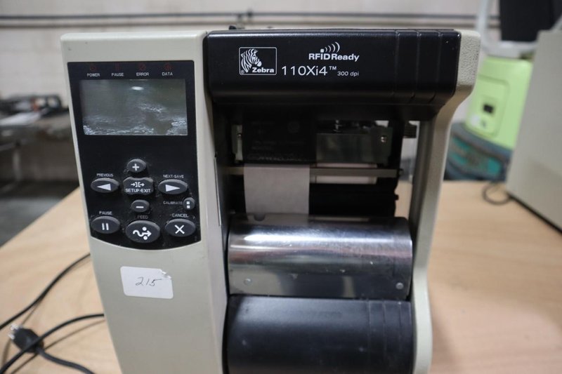 Zebra 110Xi4 Label Printer, 203 dpi, 4" Wide Label Cap- Auction Item