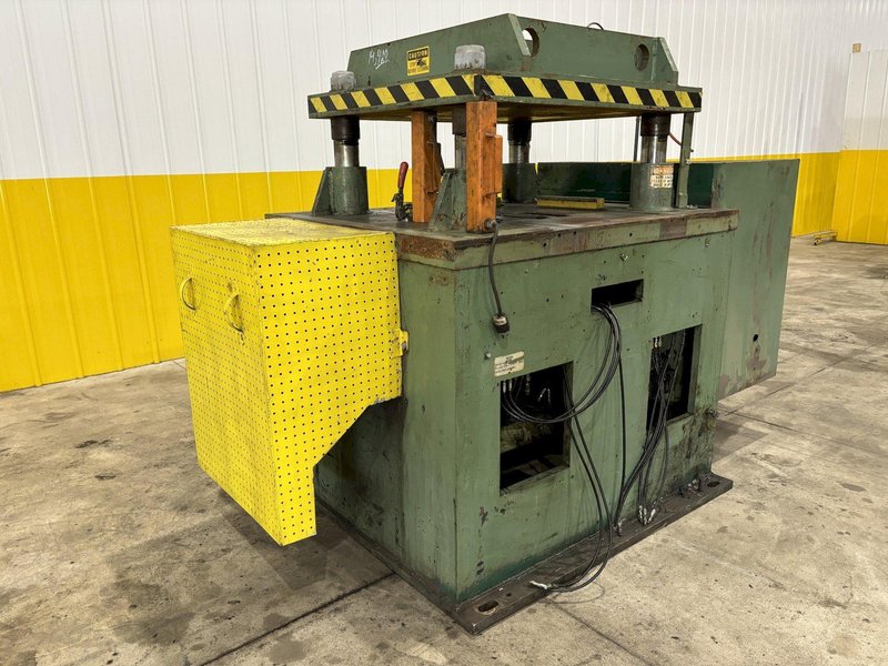 60 TON DAHLSTROM 4 POST MECHANICAL CUTOFF PRESS, 3" STROKE: STOCK #21190