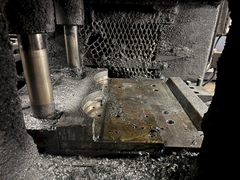 1600 TON AJAX FORGING PRESS, NEW IN 1978, 12" STROKE: YOBRO #24242