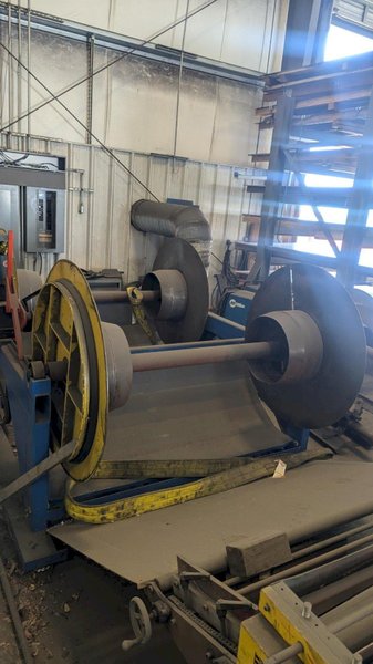 5′ x 10′ Lockformer Vulcan 1000B Plasma, 2006 – 60 Amp Hypertherm Powermax 1000, 2-Roll Decoiler