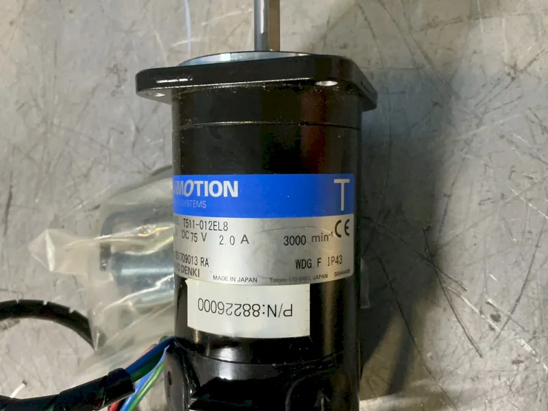 SANYO DEKKI 110 WATTS DC SERVO MOTOR   -  T511-012EL8