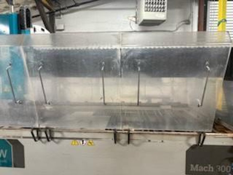 6.5′ x 10′ Flow Mach 3 3015 Waterjet, 2018 – 94,000 PSI, Low Hours, Well Maintained, Custom Guards, NEEDS TO MOVE