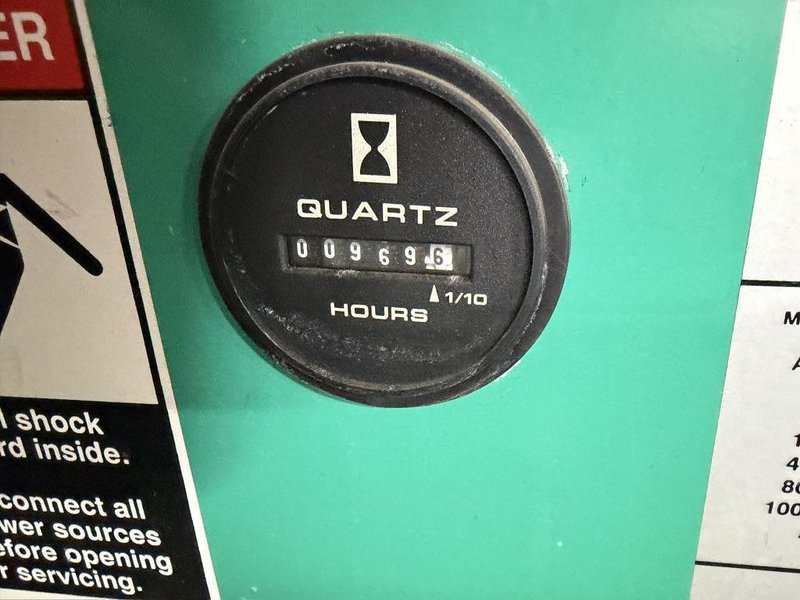 SULLIVAN PALATEK 30 HP ROTARY SCREW COMPRESSOR WITH ONLY 969 HOURS ON THE COUNTER.