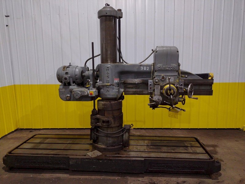 4&#039; X 11&quot; CARLTON MODEL #1A RADIAL ARM DRILL PRESS: STOCK #18320