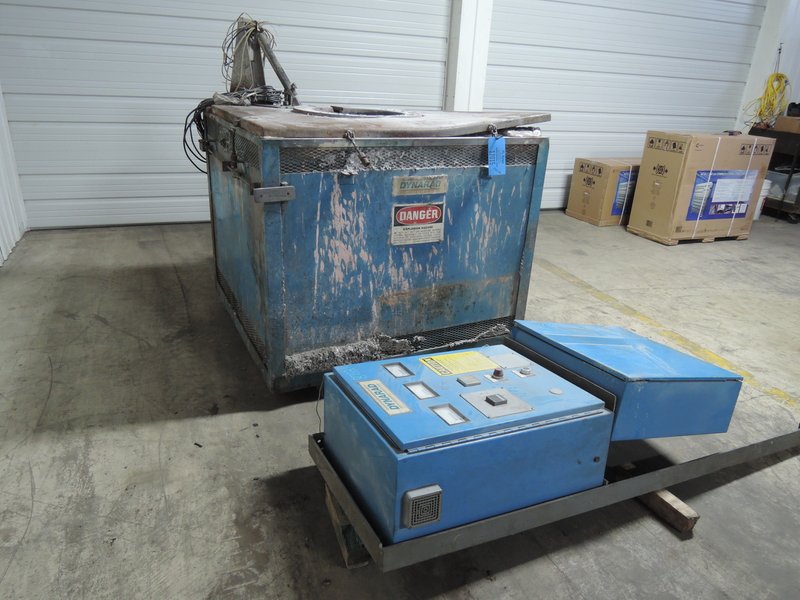 DYNARAD 700# ELECTRIC RESISTANCE MELTING FURNACE WITH CONTROLS AND WATLO ELEMENTS