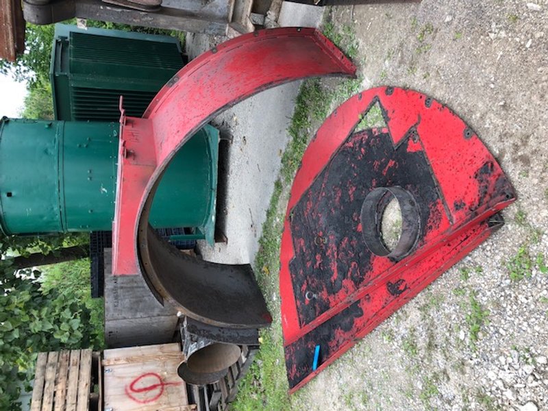 SIMPSON MODEL 2.5G BATCH MULLER S/N E187129 WITH DUST HOOD AND 75HP MOTOR