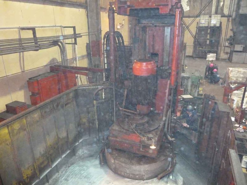 Mattison 120" Geared Head Vertical Spindle Rotary Surface Grinder