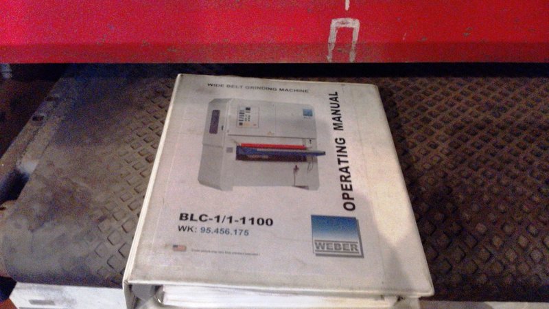 Weber 44" Wide Belt Through Dry Sander