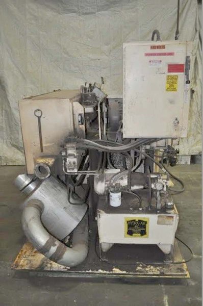 G &amp; P Machinery 30 HP Double End Polishing Lathe, 1988
