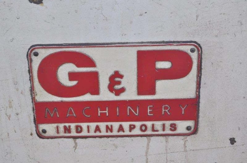 G &amp; P Machinery 30 HP Double End Polishing Lathe, 1988