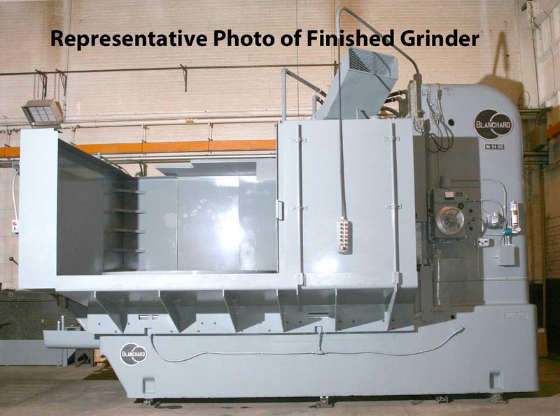Blanchard #54-100, 100" Vertical Spindle Rotary Surface Grinder Re-manufactured W/ Warranty