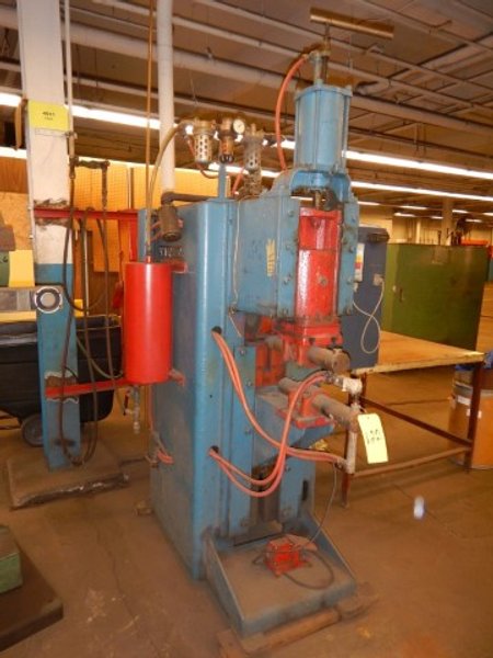 150 KVA Thompson spot welder w/ Technitron control 22&quot; throat