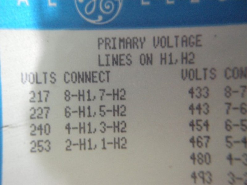 General Electric 25 kVA Single Phase Transformer