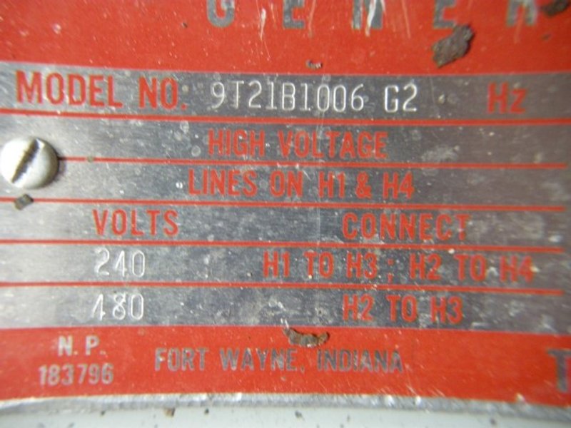 General Electric 10 kVA Single Phase Transformer