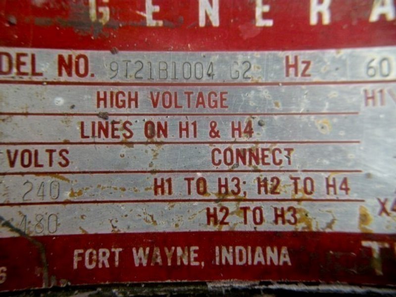 General Electric 5 kVA Single Phase Transformer