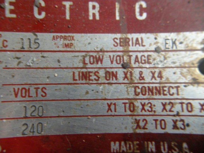 General Electric 5 kVA Single Phase Transformer