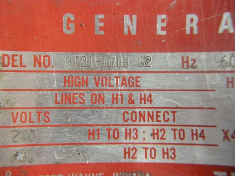 General Electric 5 kVA Single Phase Transformer