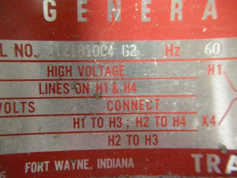 General Electric 5 kVA Single Phase Transformer