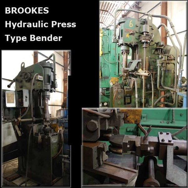 BROOKES #21491 Hydraulic Press Type Tube Bender
