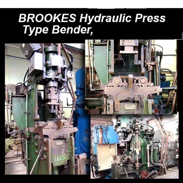 BROOKES #21491 Hydraulic Press Type Tube Bender