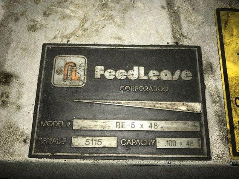 48" Feedlease Servo Straightener