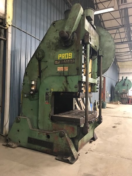 200-Ton USI Clearing OBI Press, Model 200-P701