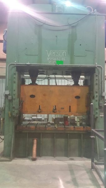 250-Ton Verson SSDC 96" x 45" Press
