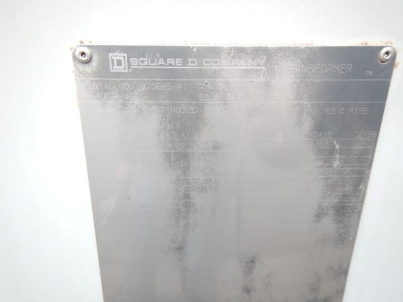 1998 Transformer 1680 KVA (1998) with Square D Switchgear