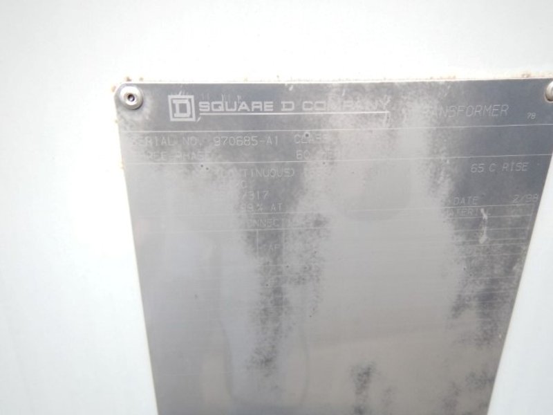 1998 Transformer 1680 KVA (1998) with Square D Switchgear