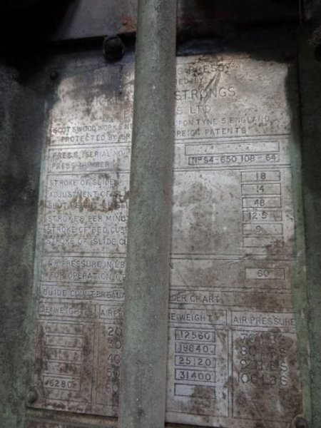 650-Ton USI Clearing 4-Point Press