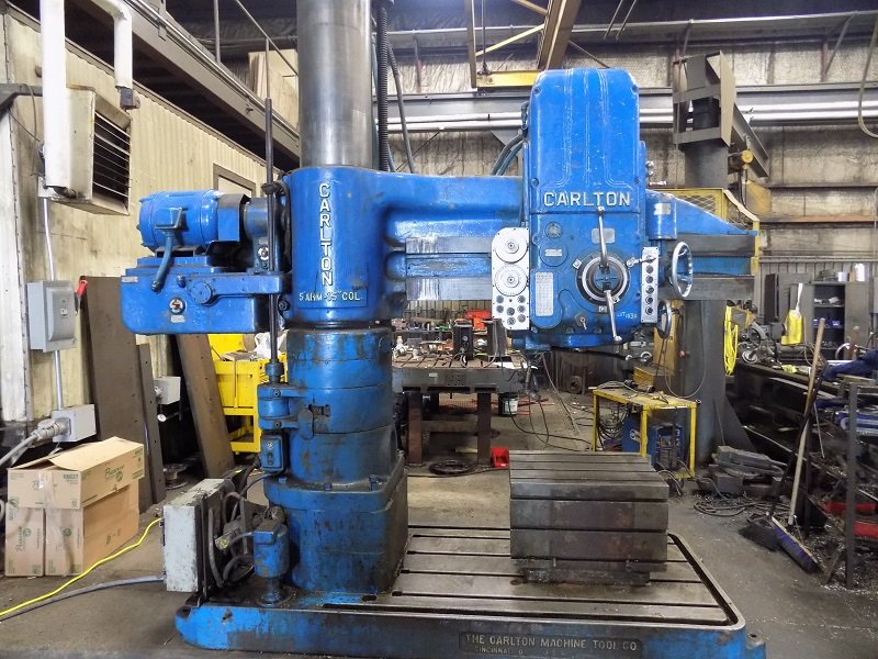 5&#039; x 15&quot; Carlton Radial Arm Drill