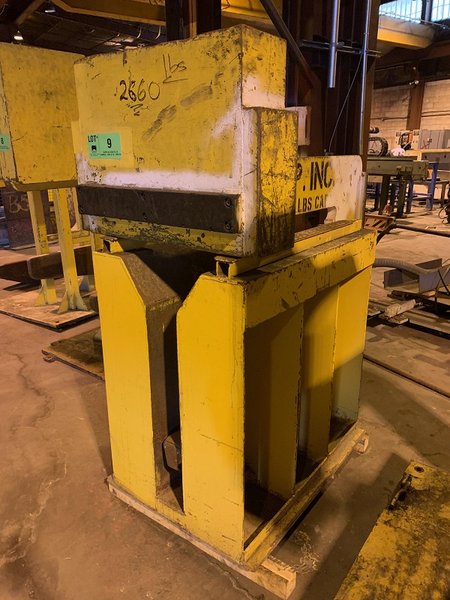 30,000 LBS X 60" COIL LIFTING "C" HOOK WITH STAND. STOCK # 0916519