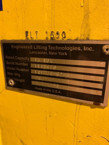 30,000 LBS X 48" ENGINEERED LIFTING TECHNOLOGIES SKID LIFTER