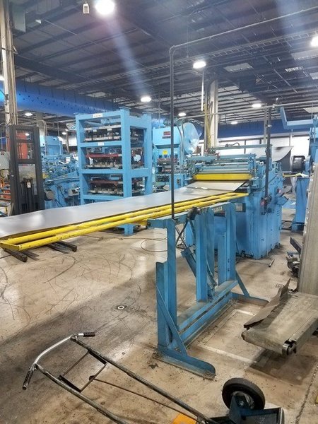 18 Stand x 1-1/2&quot; x 40&quot; Bradbury Dual Head Rollforming Line