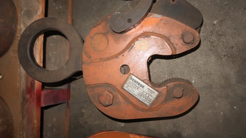 2-Ton Renfroe, Model: TL Plate Lifting Clamp
