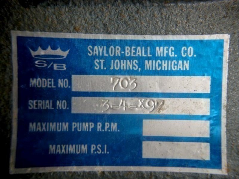 Saylor-Beall 2 HP Air Compressor