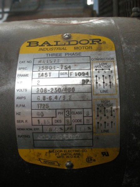 Saylor-Beall 2 HP Air Compressor