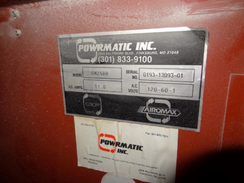 Airomax Model RM2508 Portable Welding Fume Collector