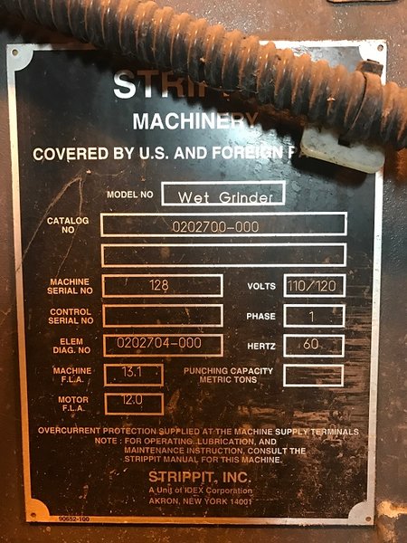 Strippit Wet Tool Grinder