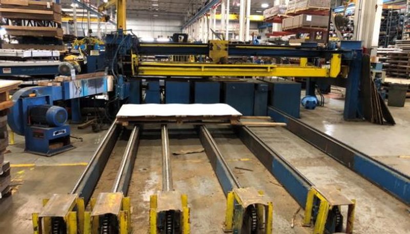 60" x  .188" Herr Voss Drop Stacker with Blower and Side Discharge