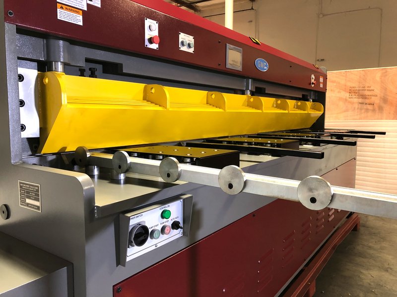 HS-0825E, 8' x 1/4" Hydraulic Plate Shear - Electric Backgauge