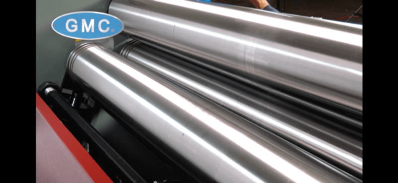 HBR-0808, 8' x 8 gauge Plate Rolls - Metal Rolling Machines